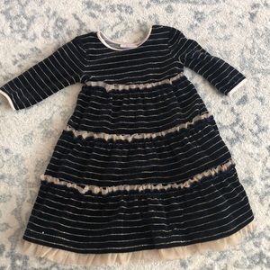 Black and gold Hannah Andersson dress